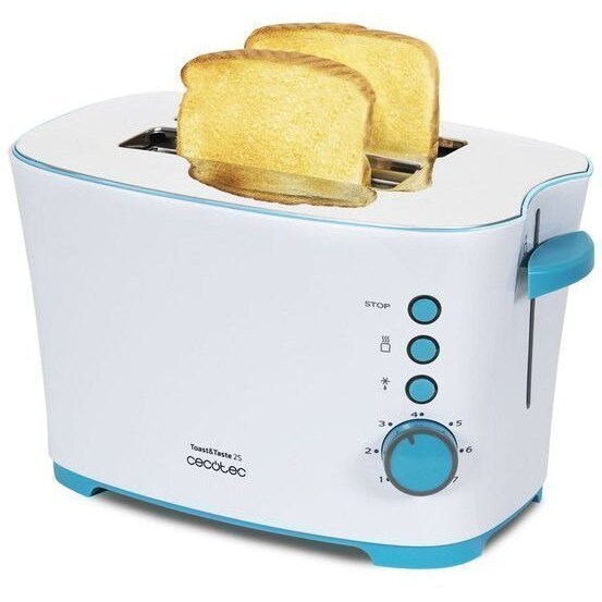 Cecotec tostador TOAST&TASTE 2l 1350w (03029)