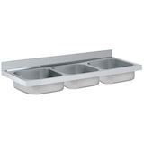 thumbnail of Lavandino senza telaio 3 vaschette 500x500x300 - 1800x700x300 mm - 24700355 Eurast