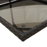 thumbnail of vidaXL 9-tlg. Garten-Essgruppe mit Kissen Schwarz Poly Rattan