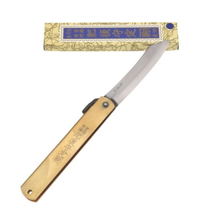 Couteau de Poche Pliant Higonokami Aogami Warikomi Large Nagao Kanekoma
