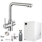 thumbnail of Tafelwassergerät BieTal® BT-30U Kühlung & 3-Wege L Wasserhahn Edelstahl 6Kg CO2