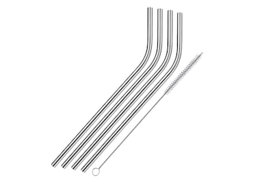 Westmark 4 cannucce inox curvate+scovolino ø6 x 215mm