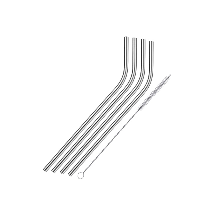 Westmark 4 cannucce inox curvate+scovolino ø6 x 215mm