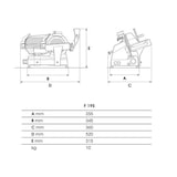 thumbnail of Fac - Affettatrice Elettrica a gravità CE Domestico Modello F 195 con affilatoio staccato