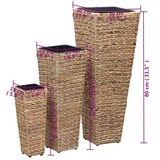 thumbnail of vidaXL Blumenkübel 3 Stk. Wasserhyazinthe Braun