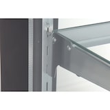 thumbnail of METRO Professional Fahrbare Kühlvitrine GCV1470, 151.5 x 67.5 x 121 cm, 510 L, silber/schwarz