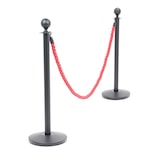 thumbnail of Danieli Store - Postes Separadores Negro con Cuerda de 2mt Color Rojo