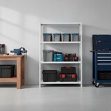 thumbnail of PROREGAL Étagère à vis PANDA MID | HxLxP 150x110x30cm | Charge du compartiment 90kg | Étagère de rangement en métal | Blanc