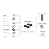 thumbnail of EXSYS EX-1237HMVS Hub a 7 porte USB 3.2 Gen2 con 4 porte USB-C e 3 porte USB-A