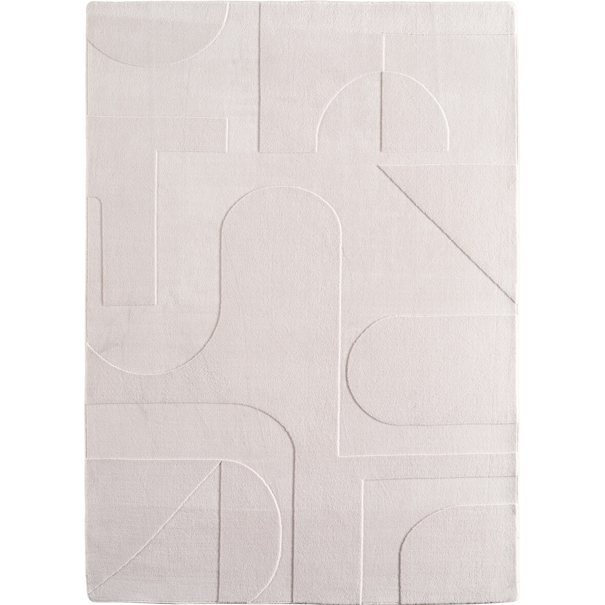 Teppich Schlafzimmer Skandinavisch Elegant Waschbar Wohnzimmer Esszimmer Pflegeleicht Creme 80x150 cm OEKO-TEX – LAVAREDO von Kadima Design