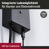 thumbnail of Paulmann LED Wandleuchte 3-Step-Dim Hulda USB C   3000K 130lm 230V 2,5W dimmbar Schwarz matt 71109