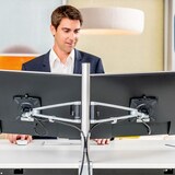 thumbnail of Novus MY twin arm 2.0 C Tischhalterung für 2 Monitore mit Tischklemme (910+6619+000)