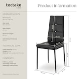 thumbnail of tectake Set di sedie per sala da pranzo Julien - 404123