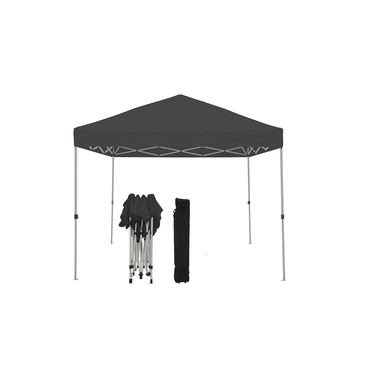 METRO PROFESSIONAL Tenda dobrável Thagpi para restauração, aço/poliéster, 3 x 3 m, repelente de água, preto