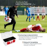 thumbnail of HMF Erste Hilfe Kasten zur Medikamenten Aufbewahrung, Medizinbox leer für Sportverein, Betrieb oder Zuhause, 37 x 20 x 18,5 cm, Weiß-Rot