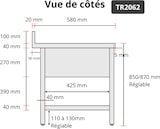thumbnail of Fregadero de acero inoxidable de 2000x600mm con 2 cubetas en el centro y escurridor izquierdo y derecho PREMIUM - GOLDINOX GOLDINOX