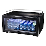 thumbnail of Gastro-Cool - Glastürkühlschrank - klein und flach - Theke - Bar - schwarz - GCGD15