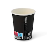 thumbnail of BIOZOYG Pappbecher 50 Stück 200 ml / 8 oz, Ø 80 mm, schwarz - Becher für Heißgetränke - Kaffeebecher to go Einwegbecher, Alternative zu Styroporbecher