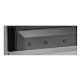 thumbnail of Maceta rectangular Ethica con respaldo, 80 cm, yeso
