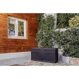 thumbnail of Cassapanca da giardino in resina 320 litri NERO 119 X 46 X 60 cm Protezione anti UV TOOMAX