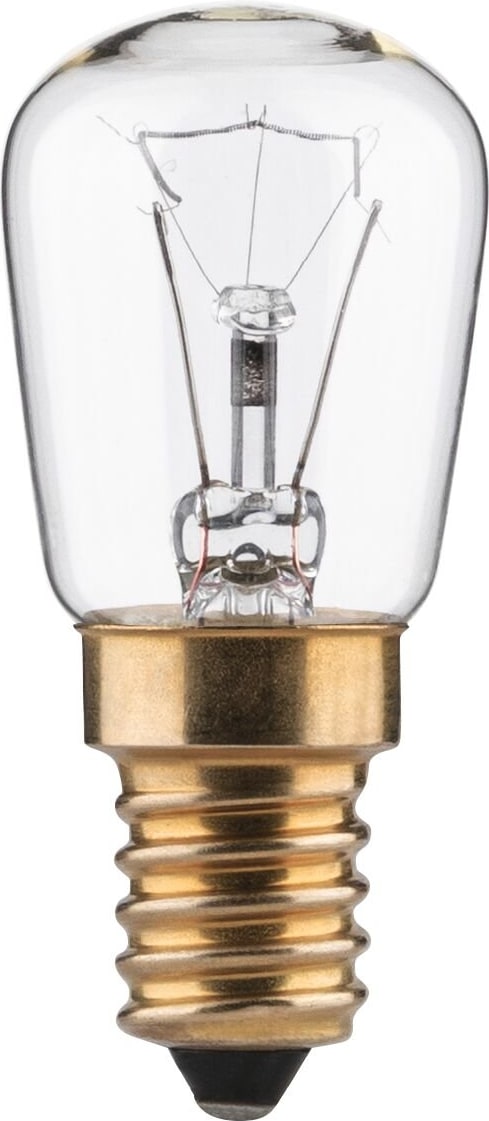 Une petite ampoule avec une base en laiton.