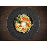 thumbnail of CreaTable Lava Stone Schwarz Pastateller 2-tlg Steinzeug