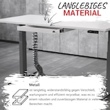 thumbnail of bümö Schreibtisch Schublade für Laptop & Notebooks abschließbar aus Metall in weiß mit Schloss und Antirutschmatte - Unterbauschublade für Bürortische