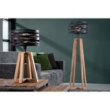 thumbnail of KAWOLA Stehleuchte DALIAN Stehlampe Holz/Metall schwarz