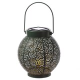 thumbnail of LED Solar Laterne marokkanisch hängend stehend grün gold Sensor Garten 14,5cm