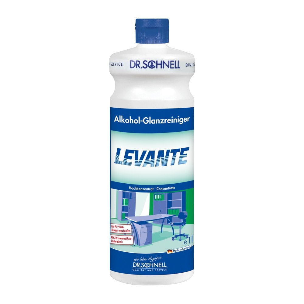 Dr. Schnell LEVANTE Alkohol-Glanzreiniger - 1 Liter Flasche