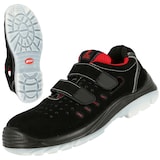thumbnail of Arbeitsschuhe Nitras Easy Step SA Sandalen | Gr. 35 | Velourleder | schwarz