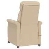 thumbnail of vidaXL Massagesessel Creme 70.5 x 96.5 x 95 cm Stoff und Metall