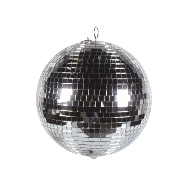 Boule à facettes disco, boule disco 30cm, boule facette, boule disco décoration pour fête, boule miroir, anneau de suspension, boule à suspendre