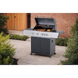 thumbnail of Tarrington House 4-Hauptbrenner und Seitenbrenner Gasgrill Paxton, Grillfläche 41.5 x 71 cm, Ablagetisch, fahrbar, Stahl, schwarz