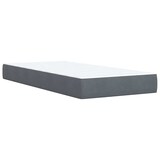 thumbnail of vidaXL Boxspringbett mit Matratze Dunkelgrau 90x190 cm Samt
