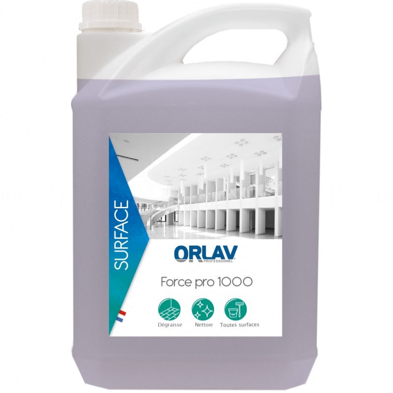 Super dégraissant FORCE PRO 1000 Bidon 5L - ORLAV