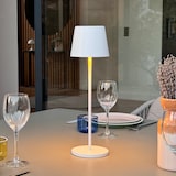 thumbnail of Lumisky Lámpara de mesa inalámbrica KELLY H38CM Acero Blanco