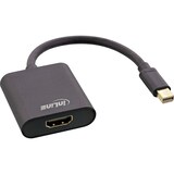 thumbnail of InLine® Mini DisplayPort HDMI Konverterkabel, Aluminium, schwarz, 4K/60Hz