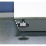 thumbnail of PROREGAL Wertstoffsammlerstation für 7 versch. Abfallarten inkl. Altbatterien, Abfalltrennung, 4x45 + 27L, HxBxT 146x136,5x34cm, Grau/Rrot/Gelb/Blau