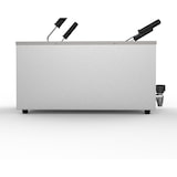 thumbnail of METRO Professional Cozedor de massa elétrico GNC1025, aço inoxidável, 35,4 x 63,3 x 44,6 cm, 25L, 3200 W, 3 cestos, prateado