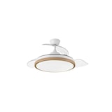 thumbnail of Ventilador Dc Evros L Blanco Led Control Remoto Y Memoria Color