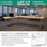 thumbnail of Albatros LIFT L7S Gestell für Eckschreibtisch Höhenverstellbar Elektrisch silber - Winkelschreibtisch Memoryfunktion, Kindersicherung