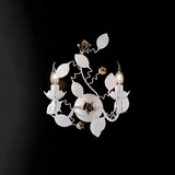 thumbnail of Applique Shabby Chic Bella Metallo Bianco 2 Luci E14