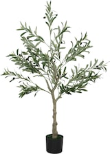 thumbnail of HOMCOM olivo artificial 120 cm planta artificial decorativa grande árbol artificial de interior con 20 aceitunas decoración para hogar oficina verde