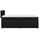 thumbnail of vidaXL Boxspringbett mit Matratze Schwarz 80x200 cm Stoff