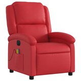 thumbnail of vidaXL Massagesessel Elektrisch Rot Kunstleder
