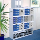 thumbnail of EXACOMPTA Cassettiera Modulo 325041D , sistema modulare a 3 cassetti A4, box PS monoblocco, dimensioni (PxlxAlt)  35x28,8x32cm, gamma Office, granito