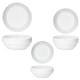 thumbnail of TOMMY 3tlg Schalen Set 11,3cm 14,2cm 17,5cm stapelbar weiß Porzellan
