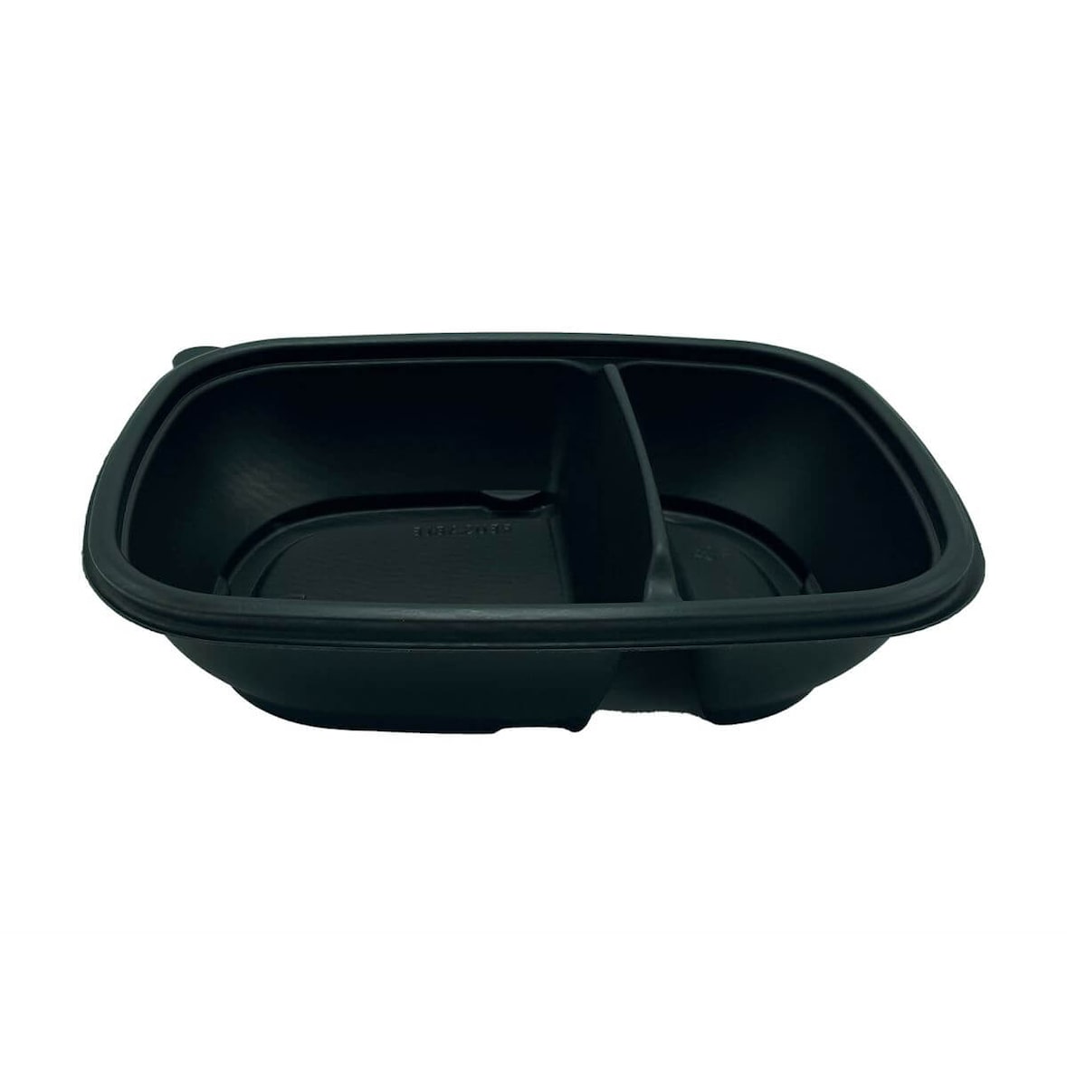 100x Menüschale 2-geteilt, Mehrweg, mit Deckel, PP, 650/250ml