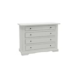 thumbnail of shopinnovativo -Como 3 cassetti 115x50x90H e 2 comodini con 3 cassetti 60x35x70H arte povera in legno massello e mdf con rifinitura in bianco